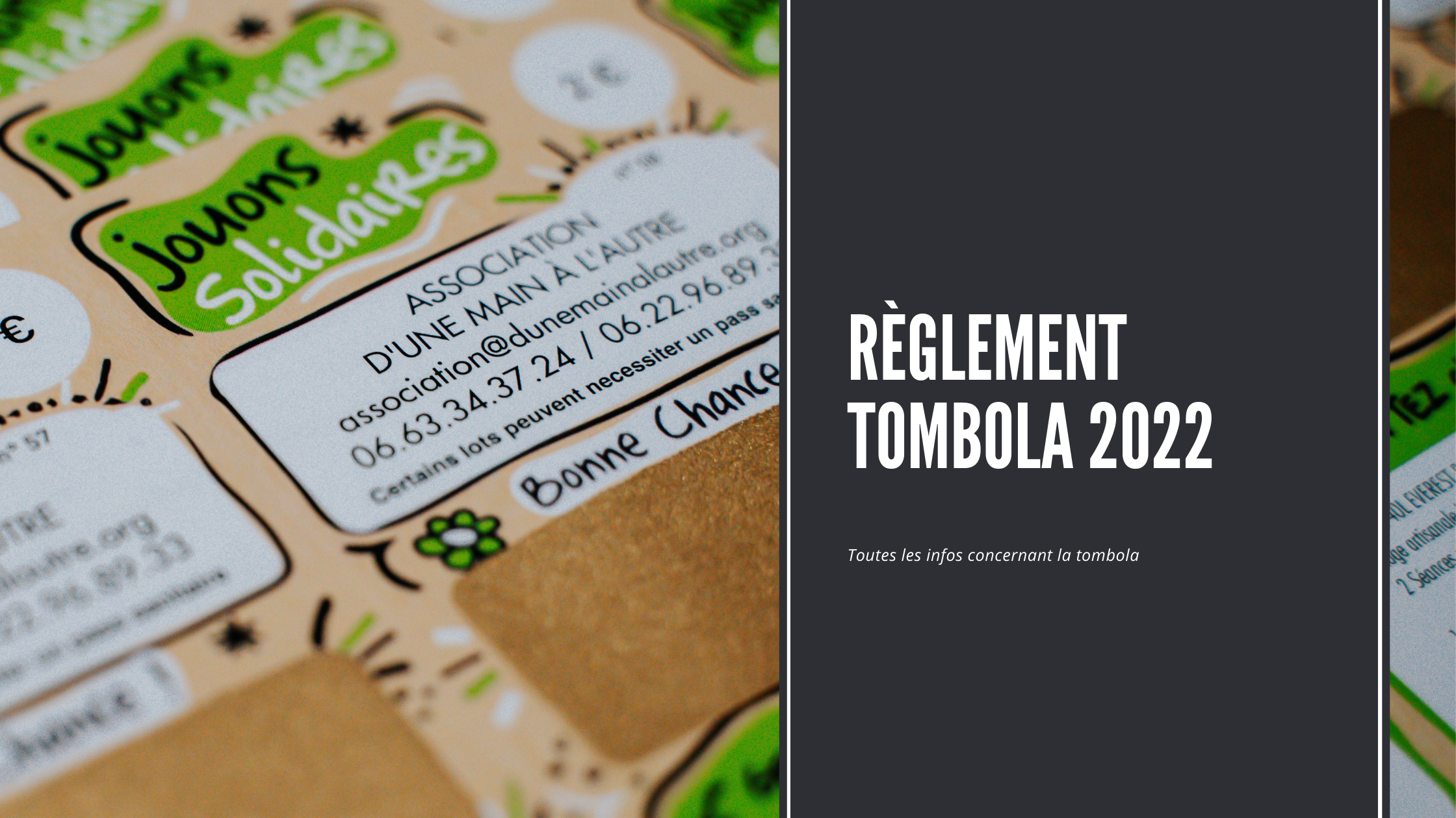 You are currently viewing RÈGLEMENT TOMBOLA 2022
